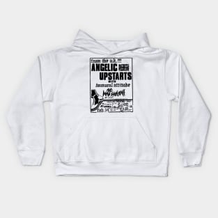 Angelic Upstarts / Immoral Attitude Punk Flyer Kids Hoodie